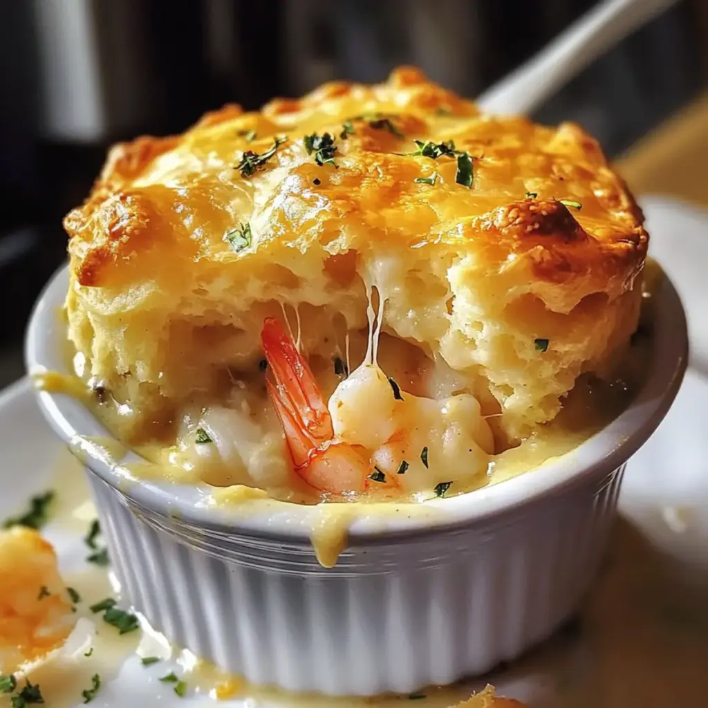Cheddar Bay Biscuit Seafood Pot Pie