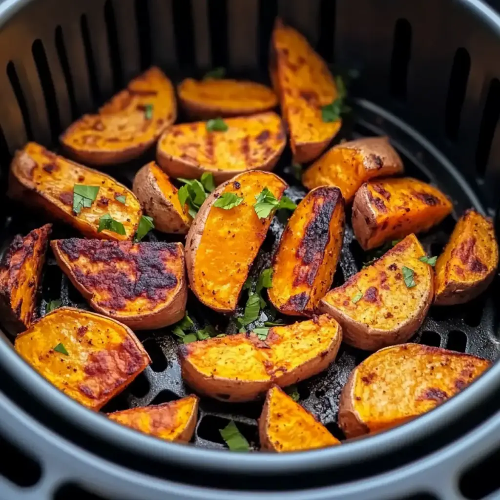 Air Fryer Sweet Potatoes