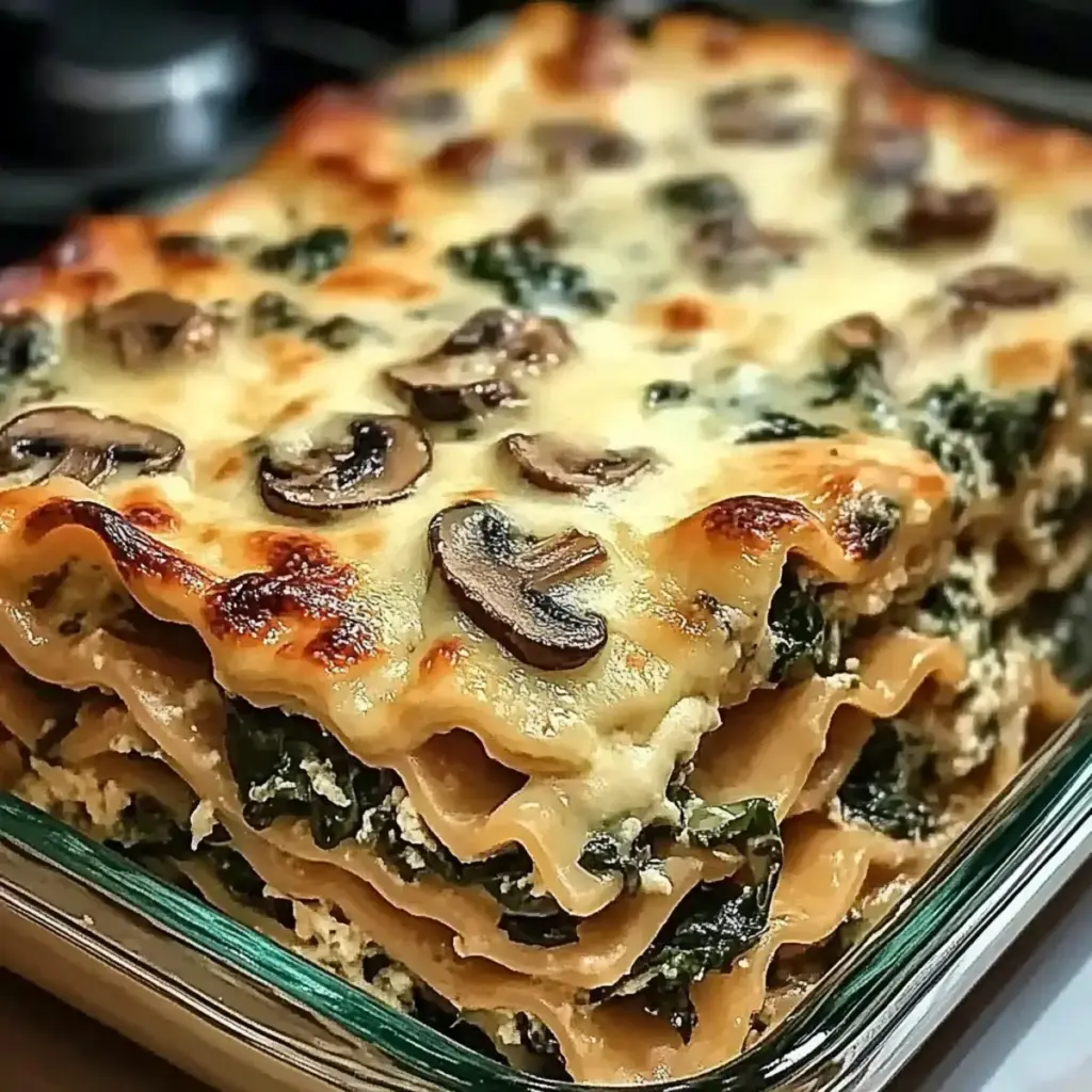 Mushroom and Spinach Lasagna