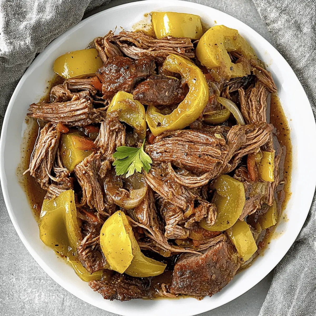 Low Carb Slow Cooker Italian Beef