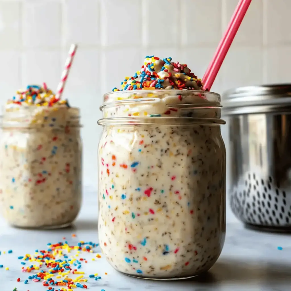 Birthday Cake Overnight Oats