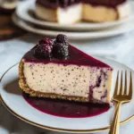 Mulberry & Earl Grey Cheesecake