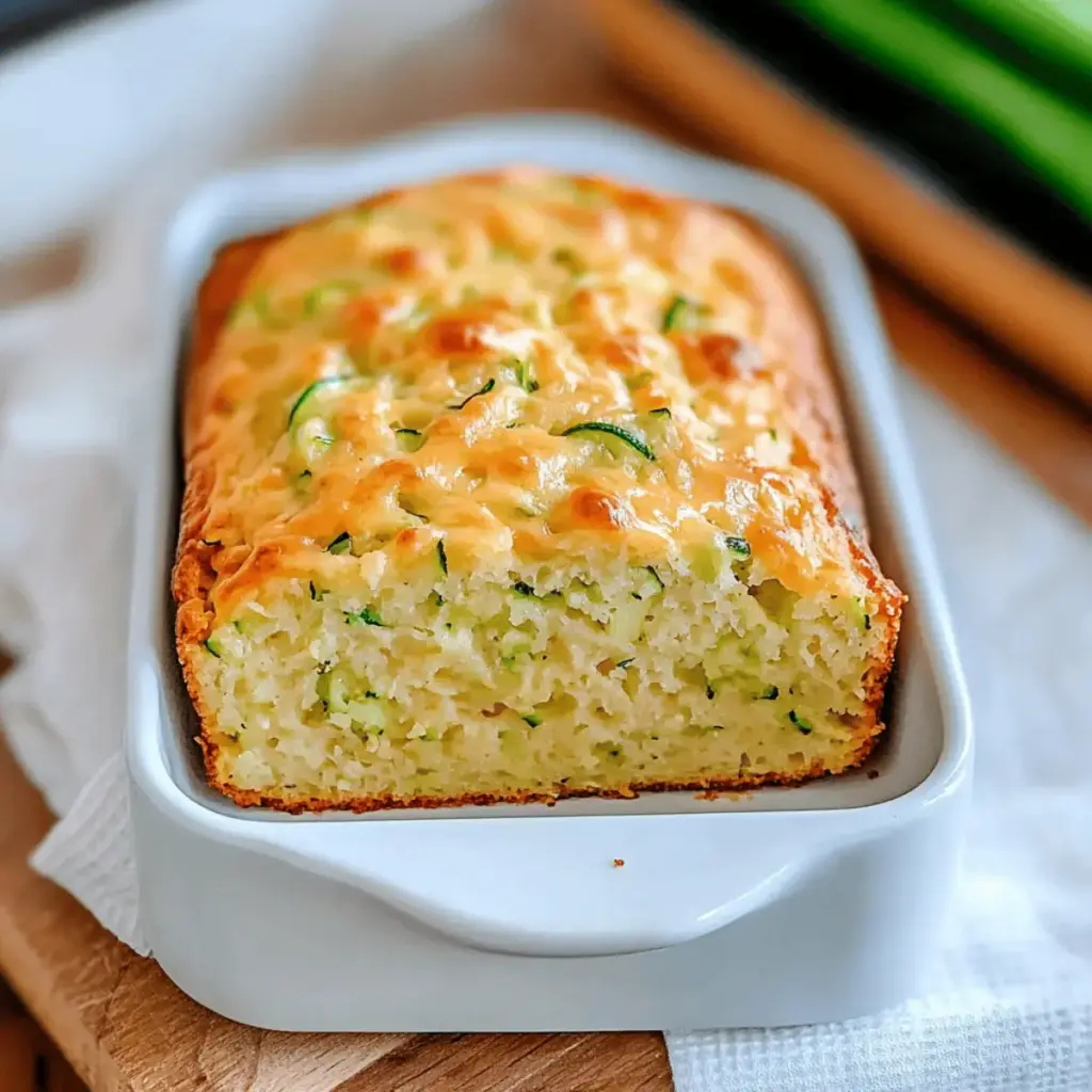 Green Onion Zucchini Cheddar Quick Bread