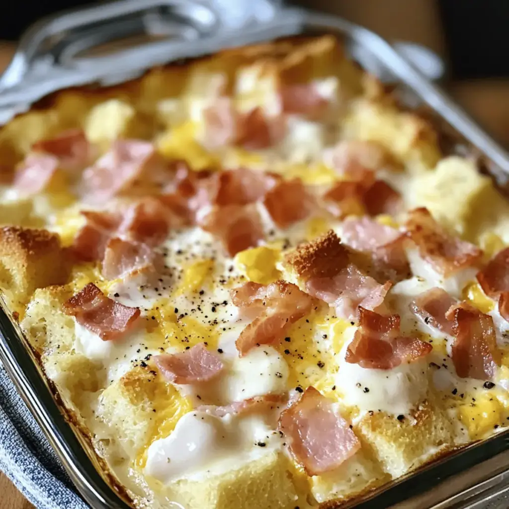 Gaines Eggs Benedict Casserole