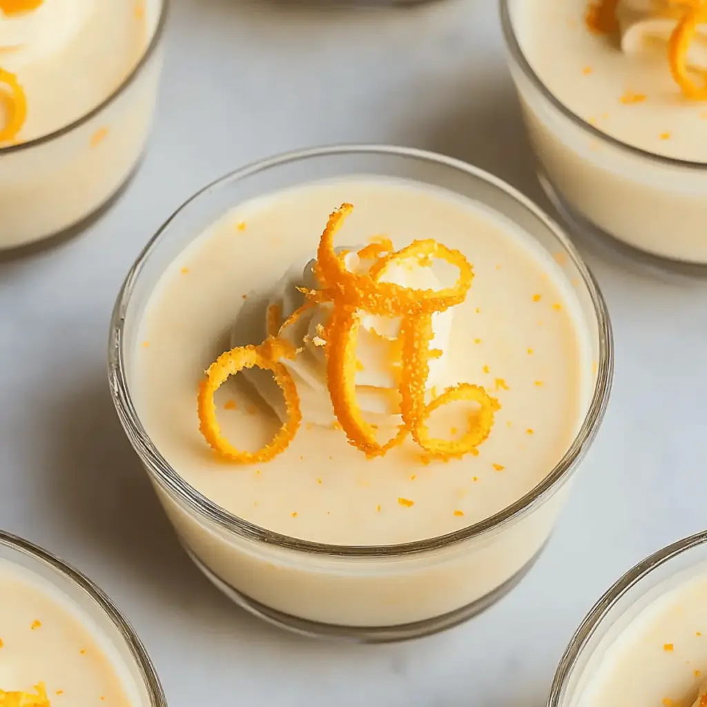Creamy White Chocolate Orange Mousse