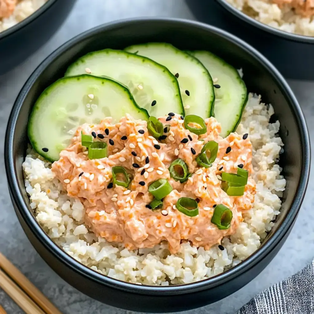 Spicy Tuna Bowls with Cauliflower Rice Meal