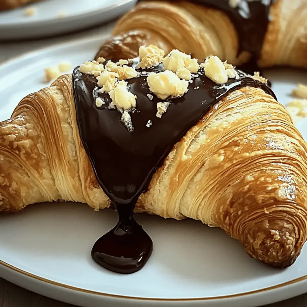 Delightful Boston Cream Pie Croissants
