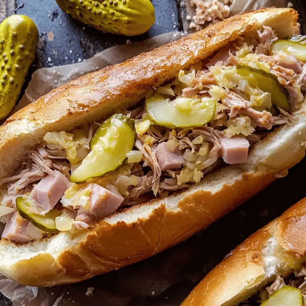 Cuban Chopped Grinder Sandwich