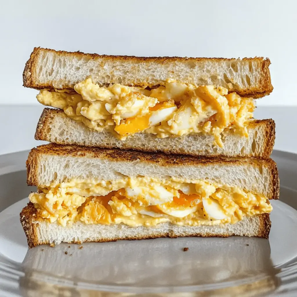 Fried Egg Salad Recipe with Spicy Mayo