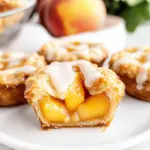 Two Ingredient Mini Peach Pies