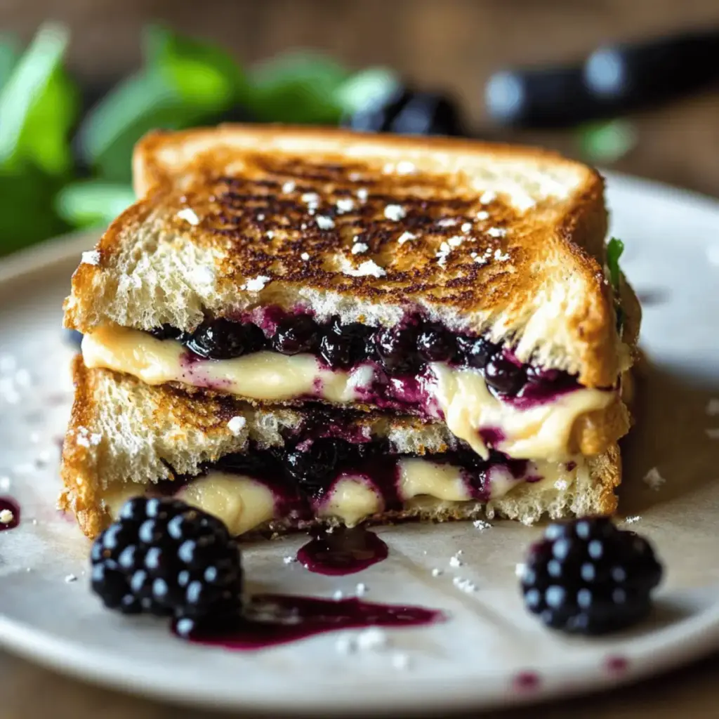 Balsamic Blackberry Bliss Grilled Cheese