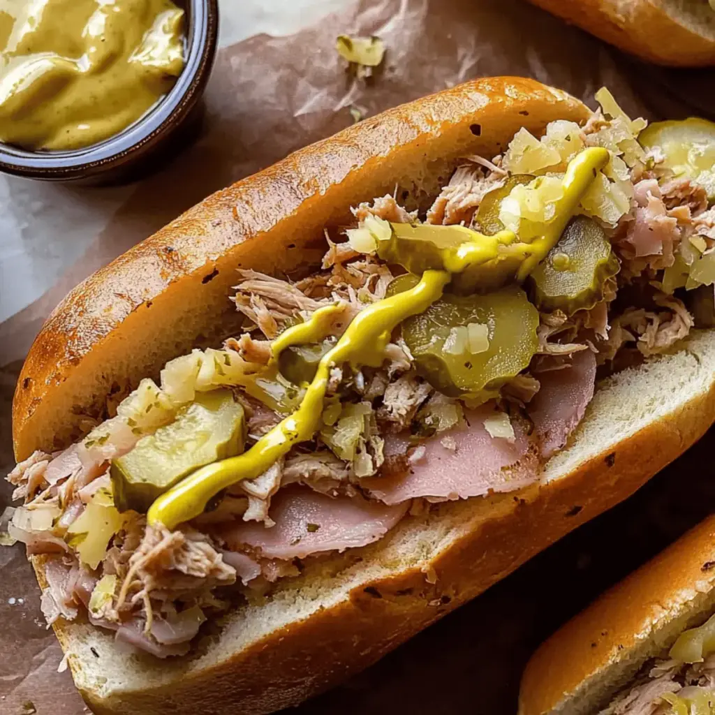 Cuban Chopped Grinder Sandwich