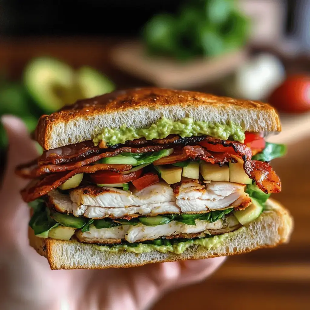 Chicken Bacon Avocado Sandwich