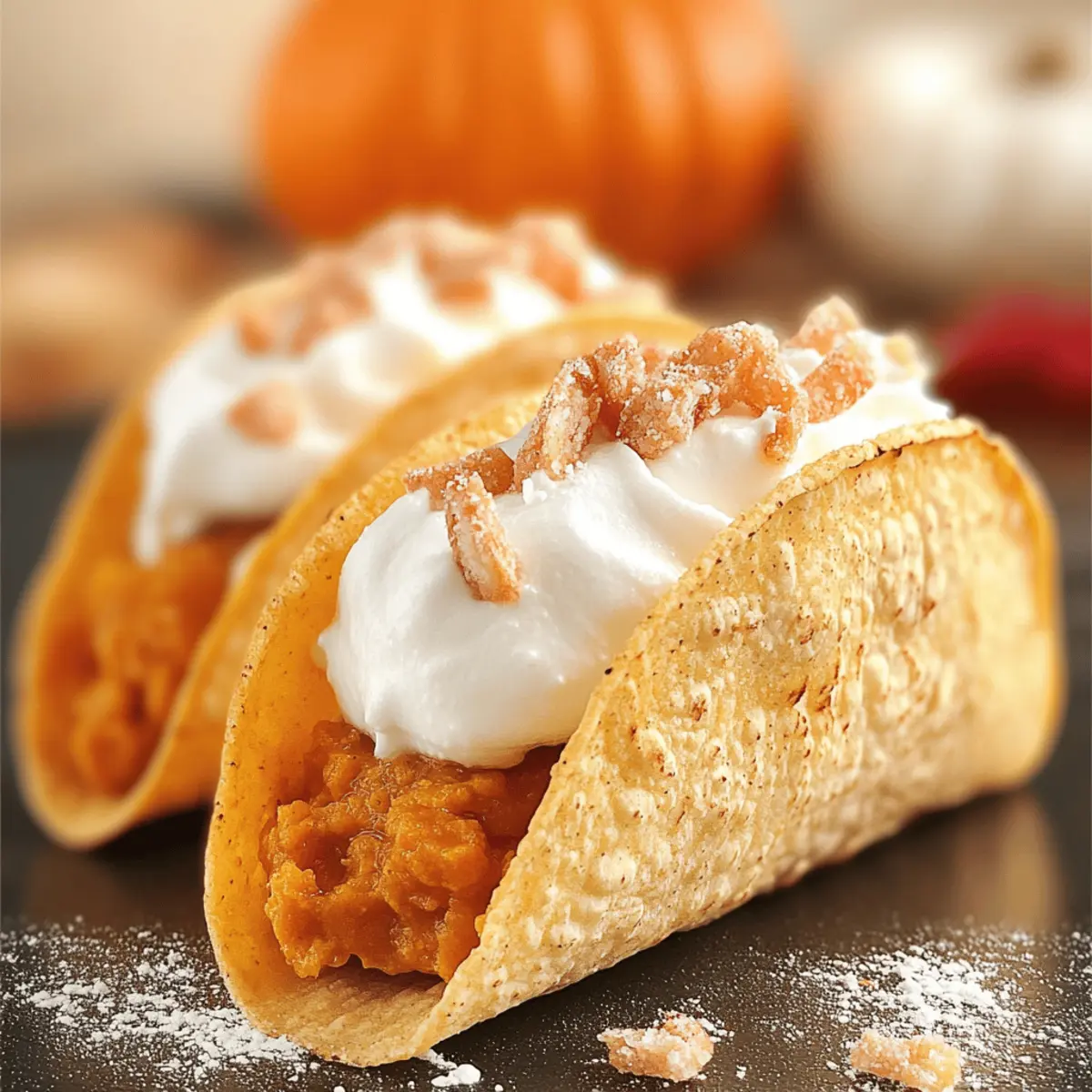 Pumpkin Pie Tacos