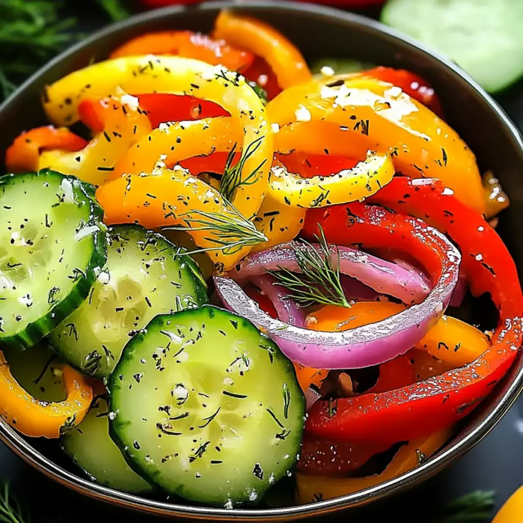 Cucumber Sweet Pepper Salad