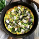 Garden Frittata with Goat Cheese & Potatoes