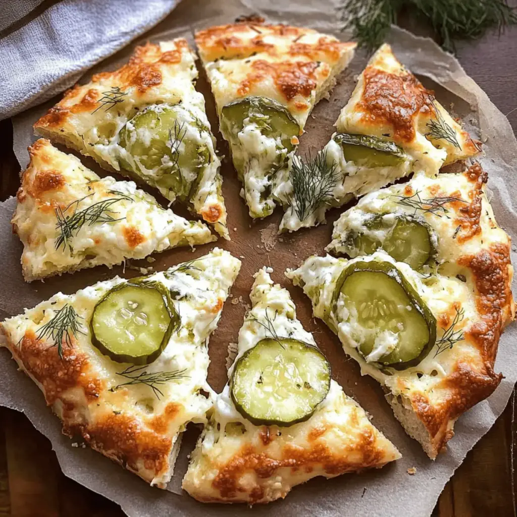 Dill Pickle Focaccia Bread
