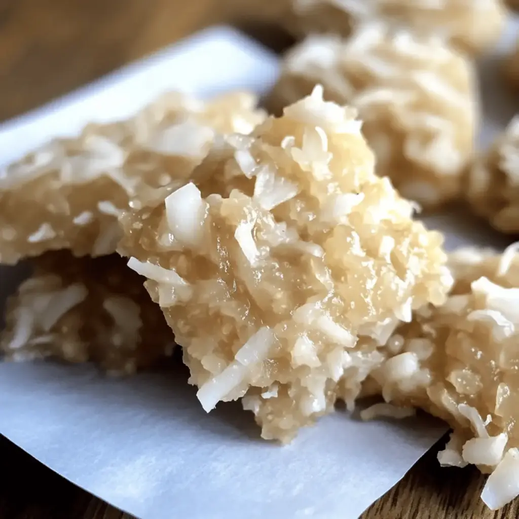 No-Bake Coconut Cookies