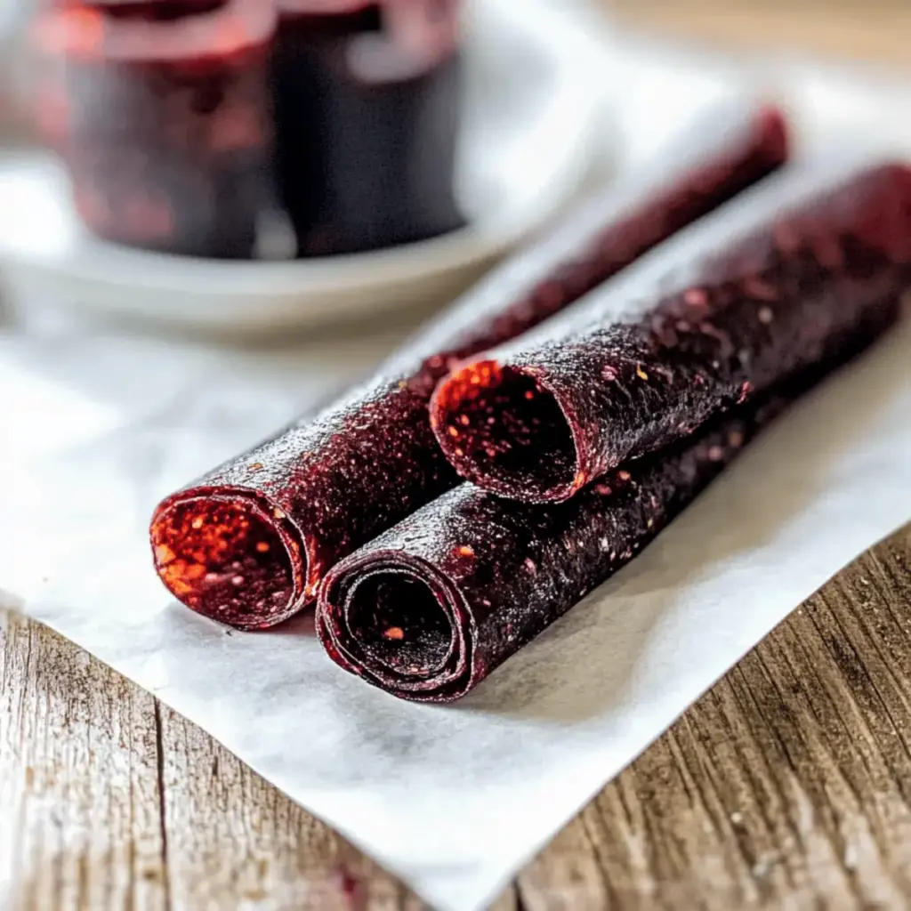 Apple and Berry Fruit Leather