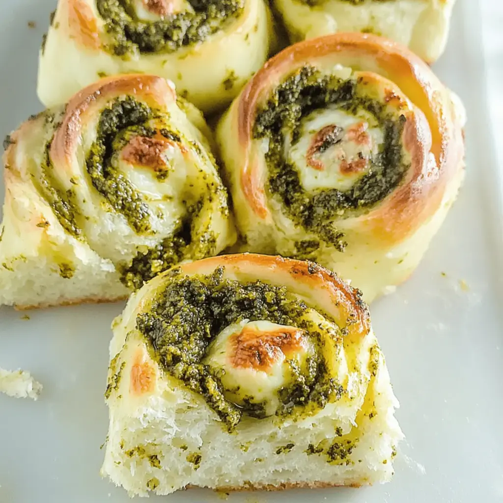 Pesto Mozzarella Rolls