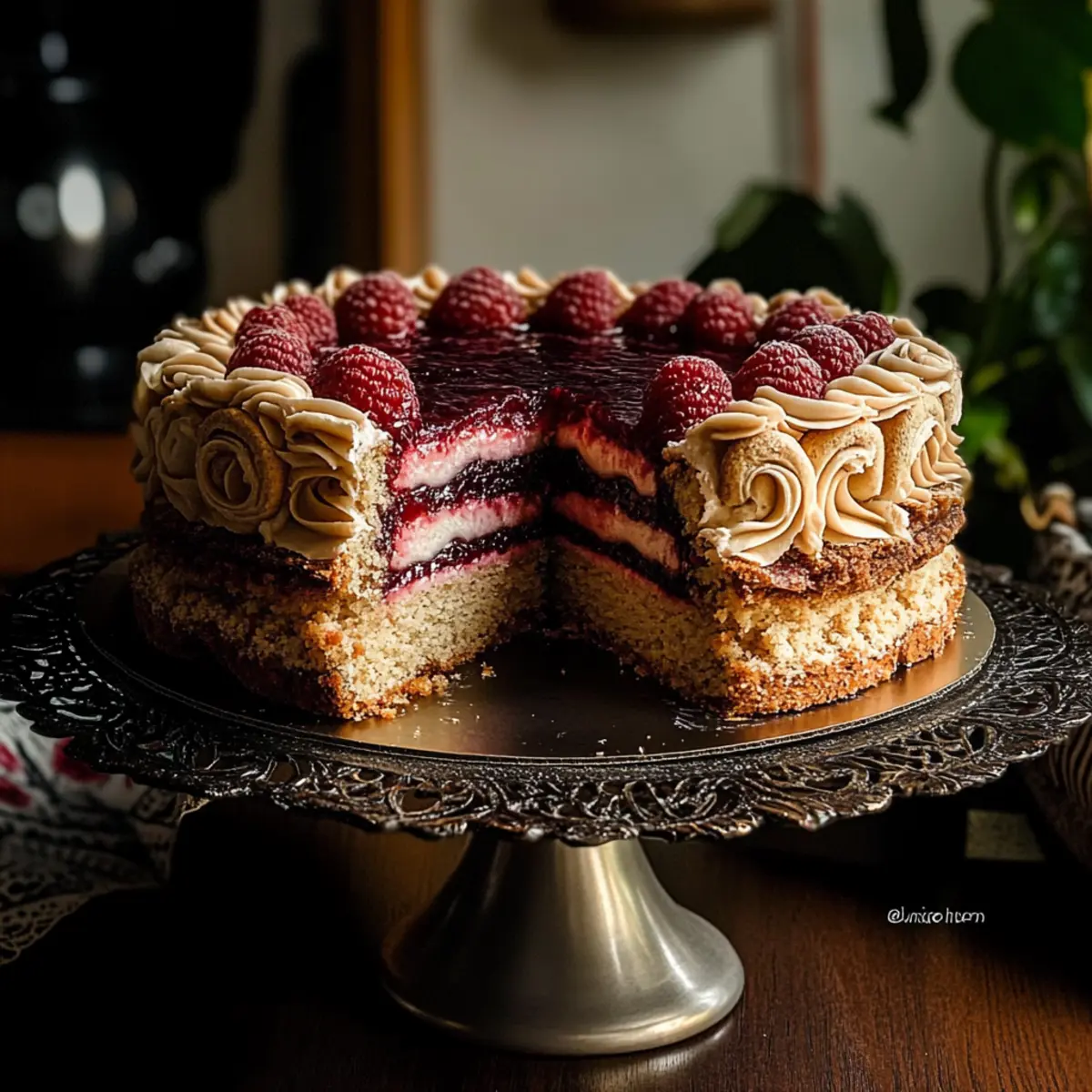 Milanese macaroon cake