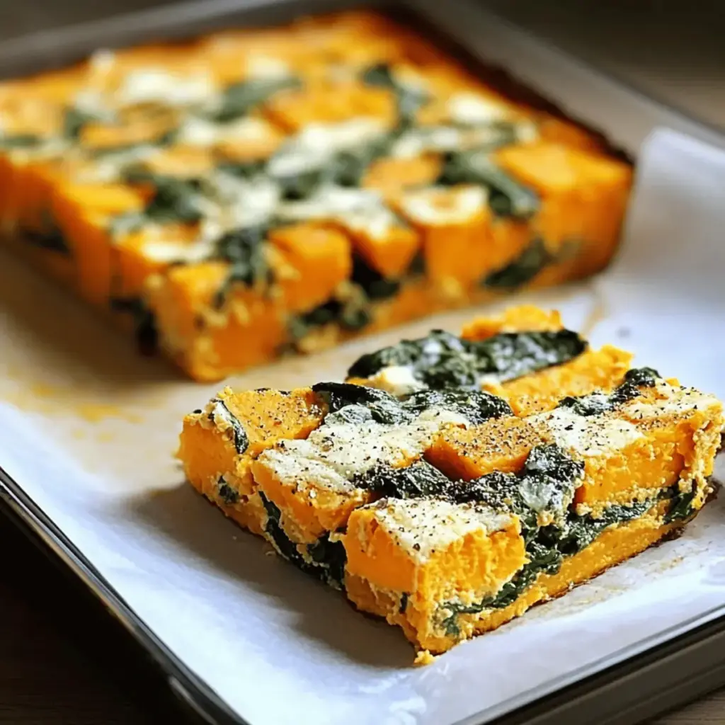 Sweet Potato & Spinach Bake