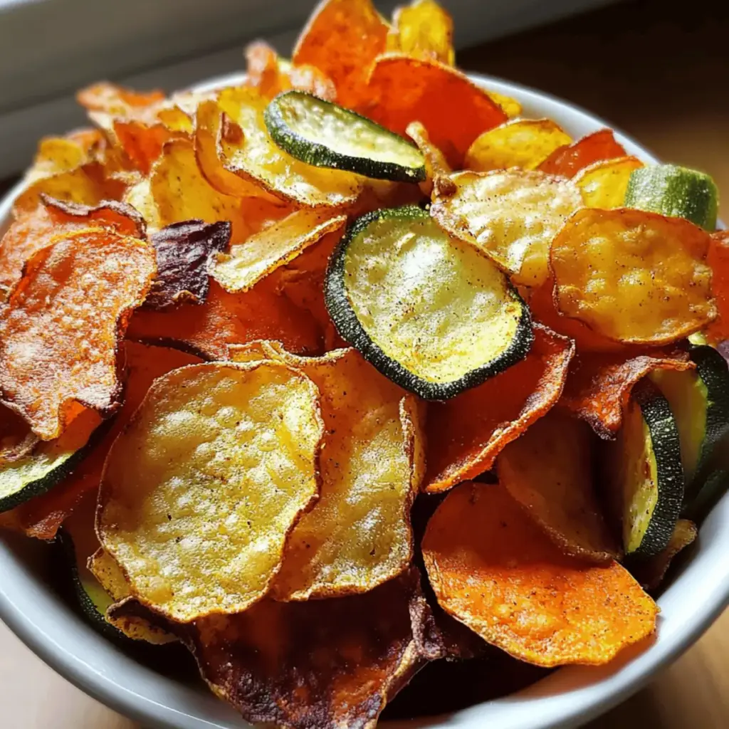 Air Fryer Veggie Chips