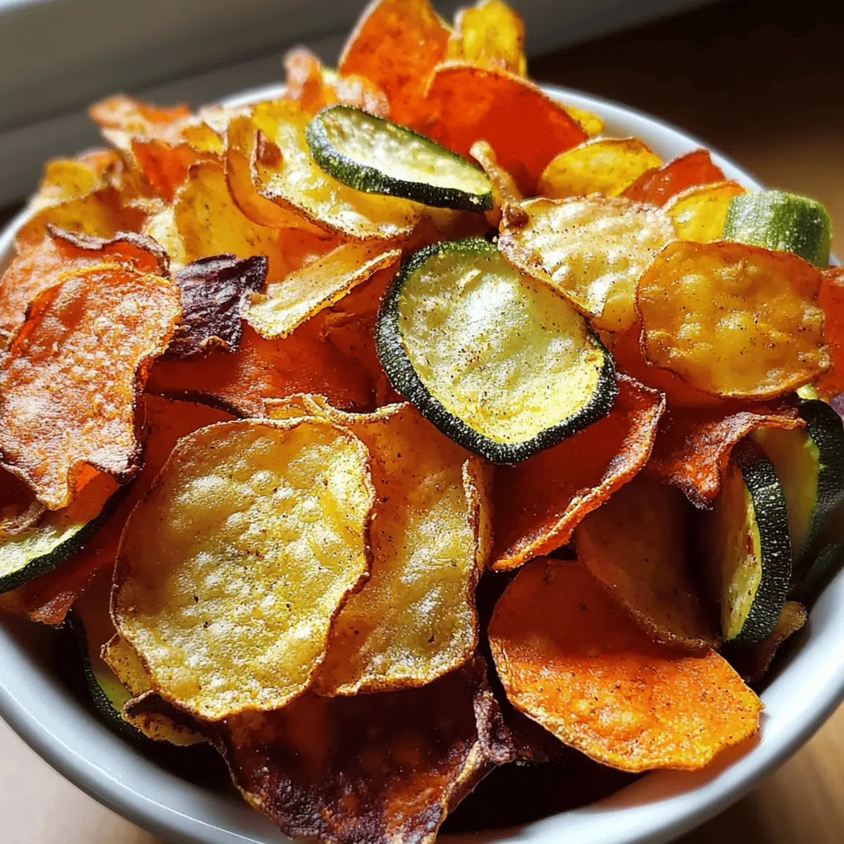 Air Fryer Veggie Chips