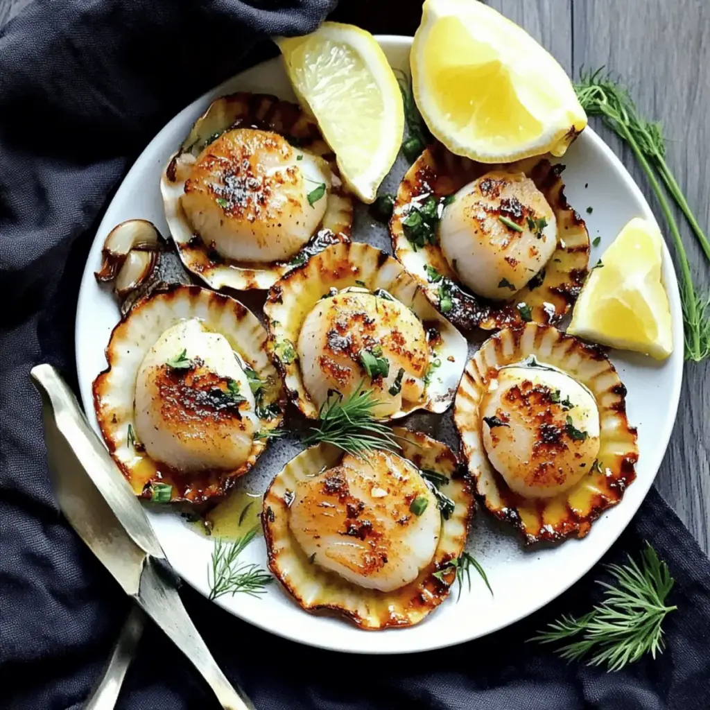 Baked Sea Scallops