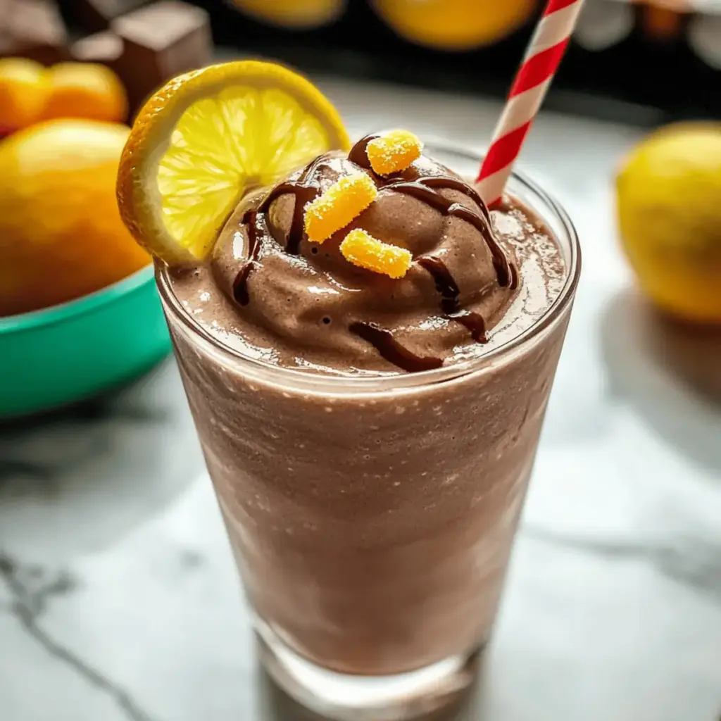 Chocolate Citrus Slushies