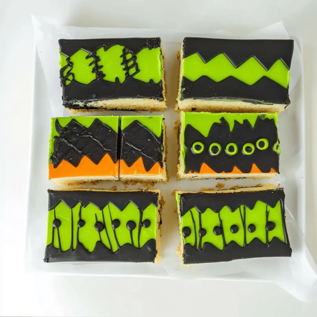 Halloween Sugar Cookie Bars