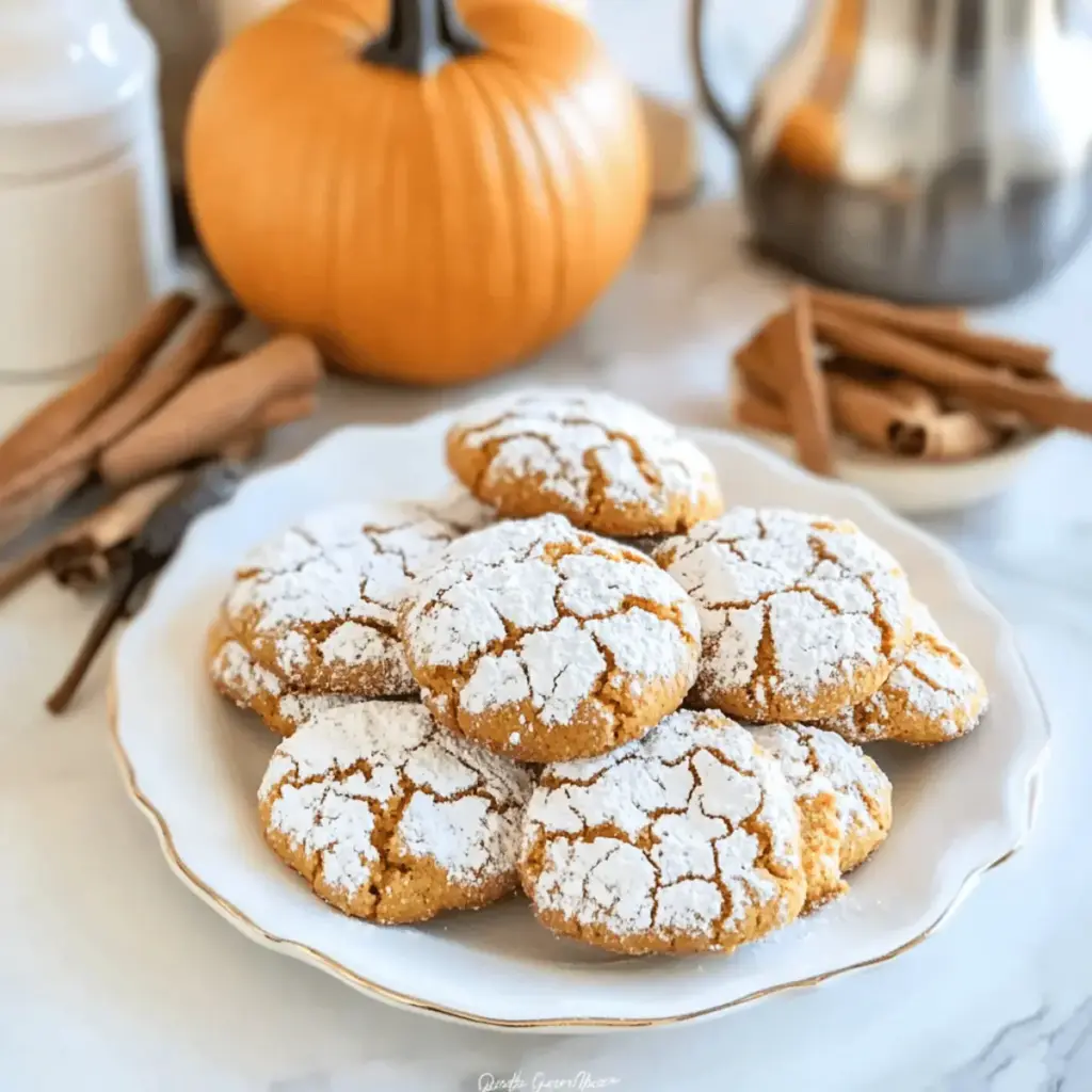 Pumpkin Crinkle Cookies
