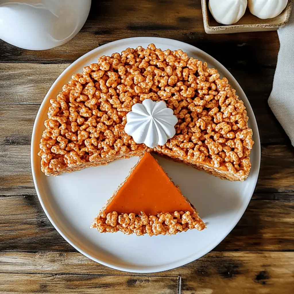Pumpkin Pie Rice Krispies Treats