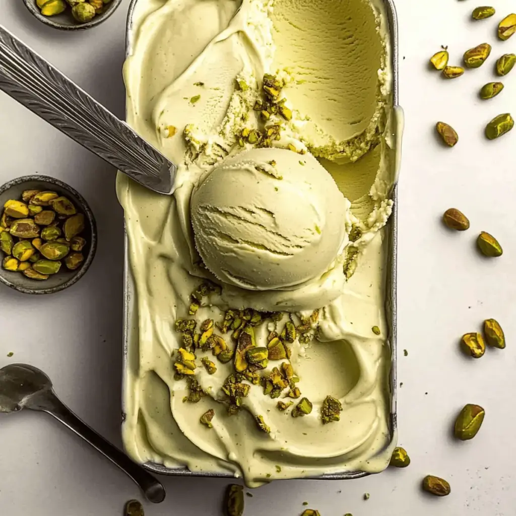 Vegan Pistachio Ice Cream