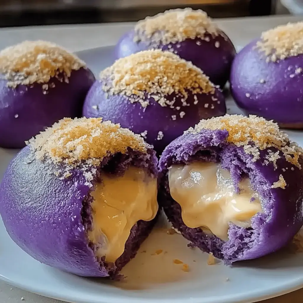 Ube Cheese Pandesal