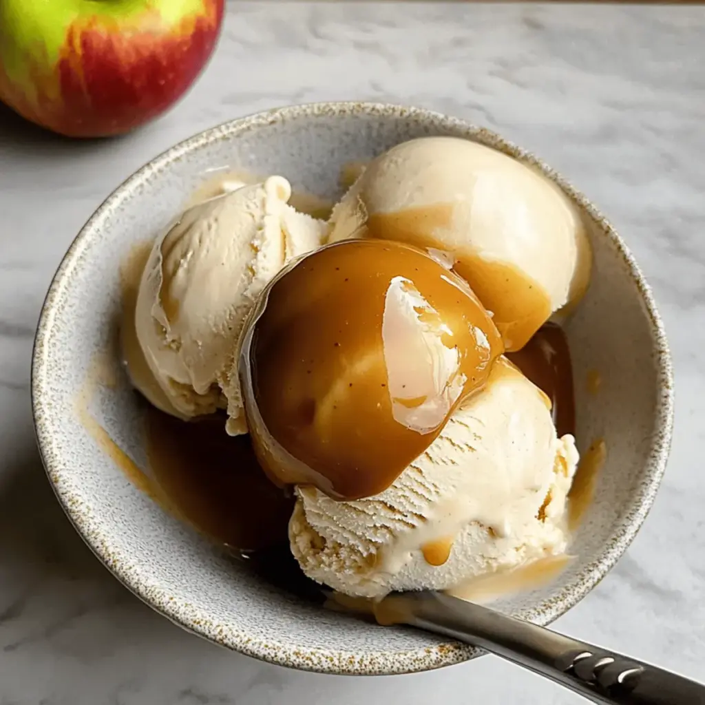 Apple Cider Caramel Ice Cream