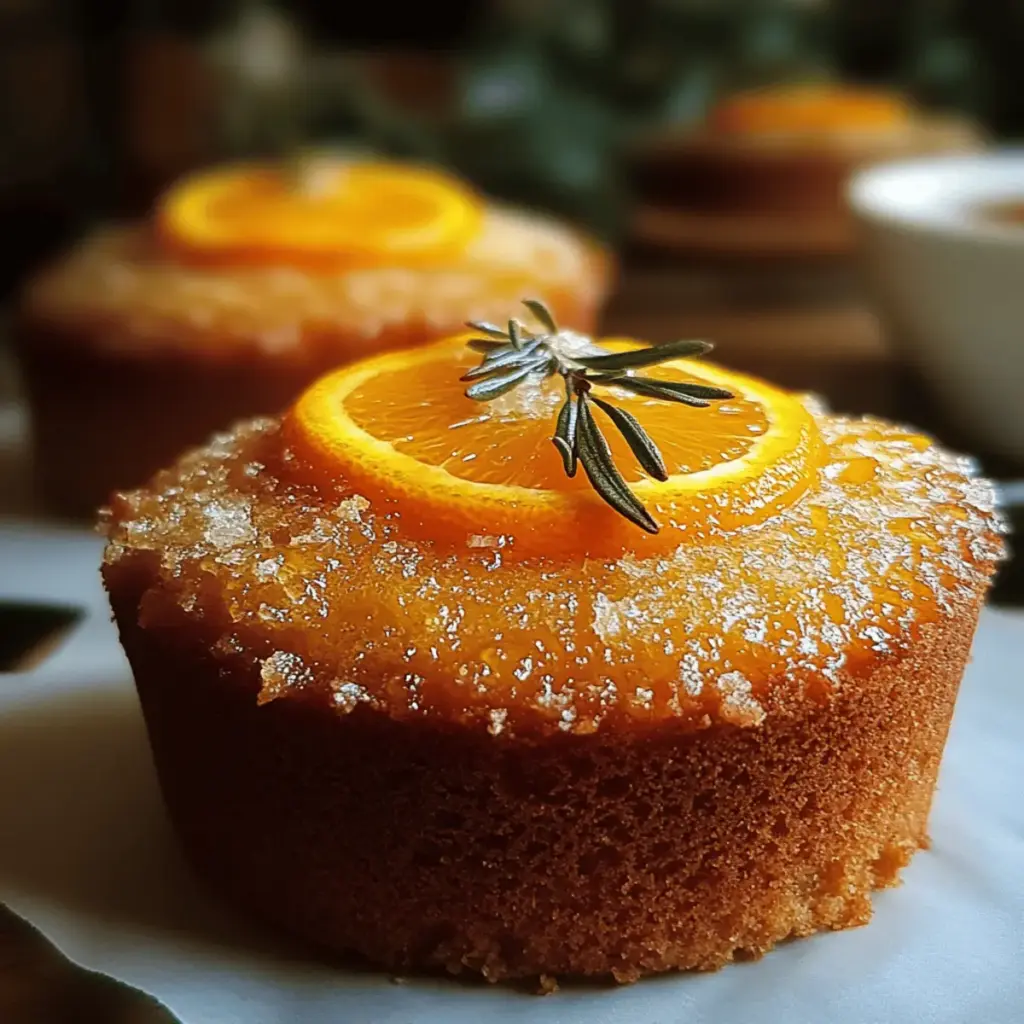 orange ginger honey cakes