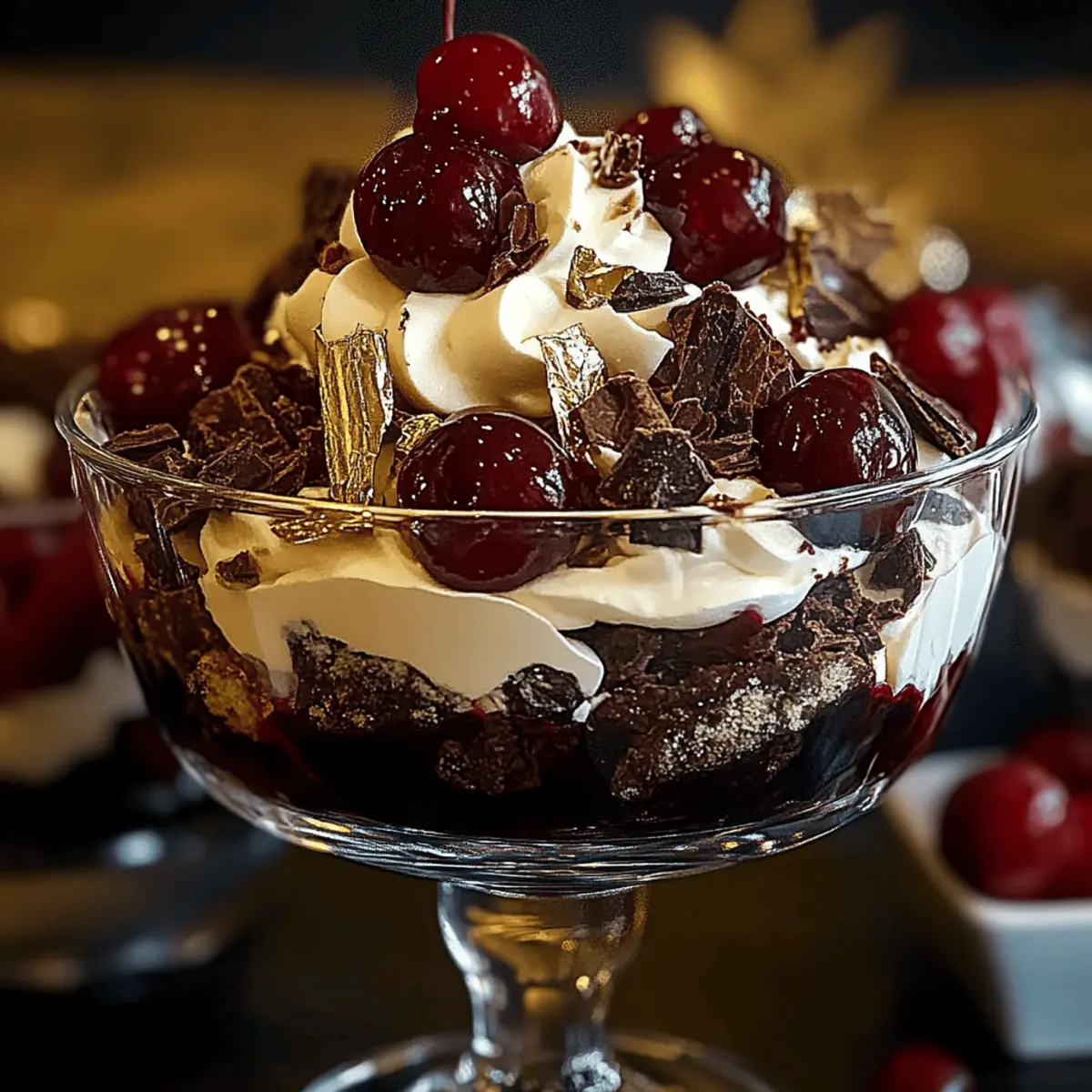 Black Forest Trifle for Christmas
