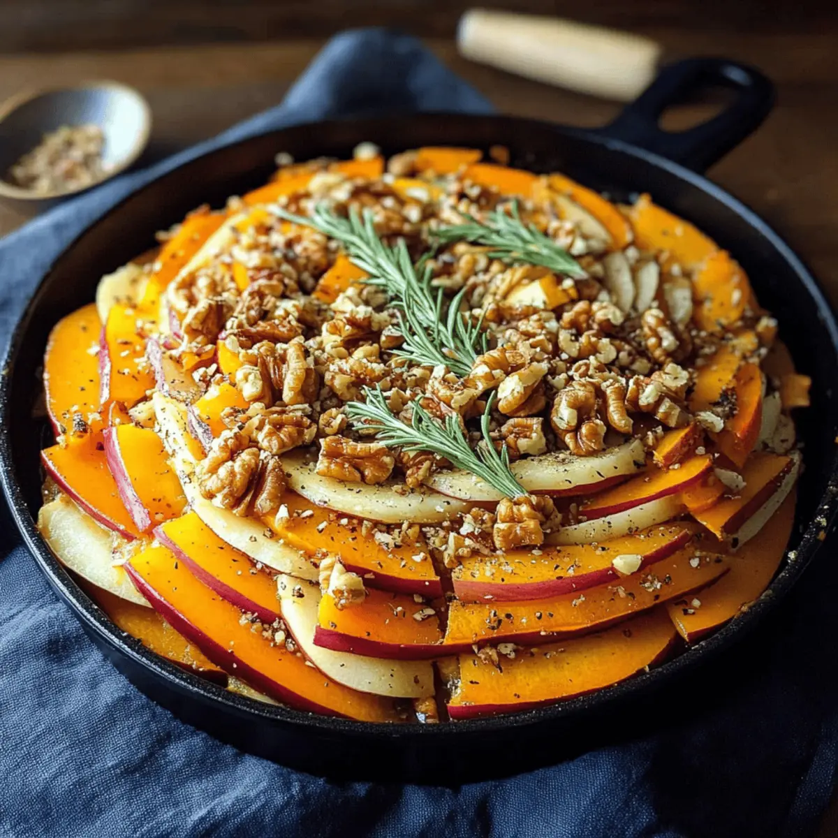 Butternut Squash, Apple, and Fennel Tian