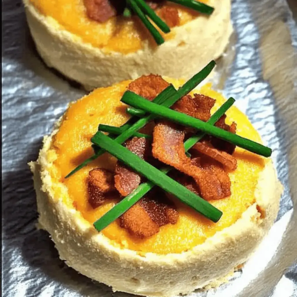 Cauliflower Flan with Cheddar Crisps