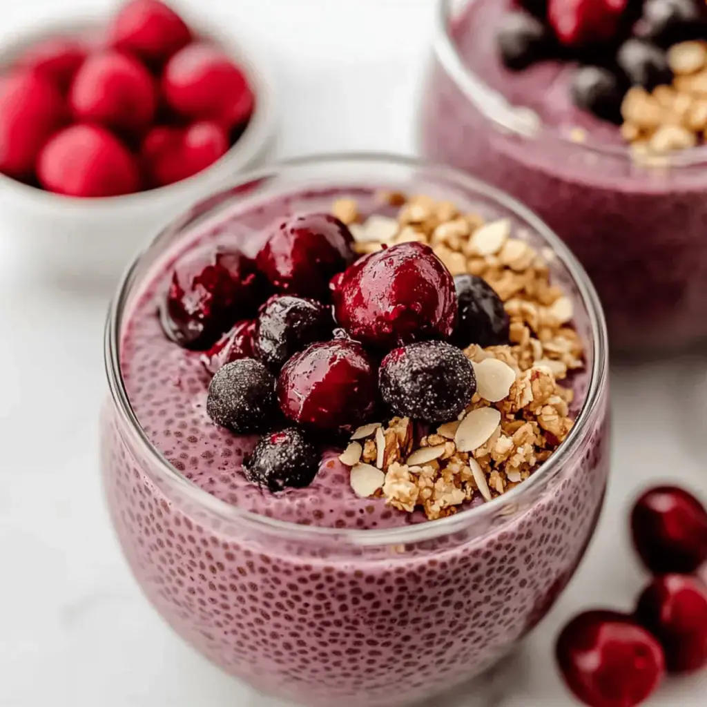 Cherry Chia Pudding