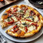 Chili Roasted Red Pepper Pizza
