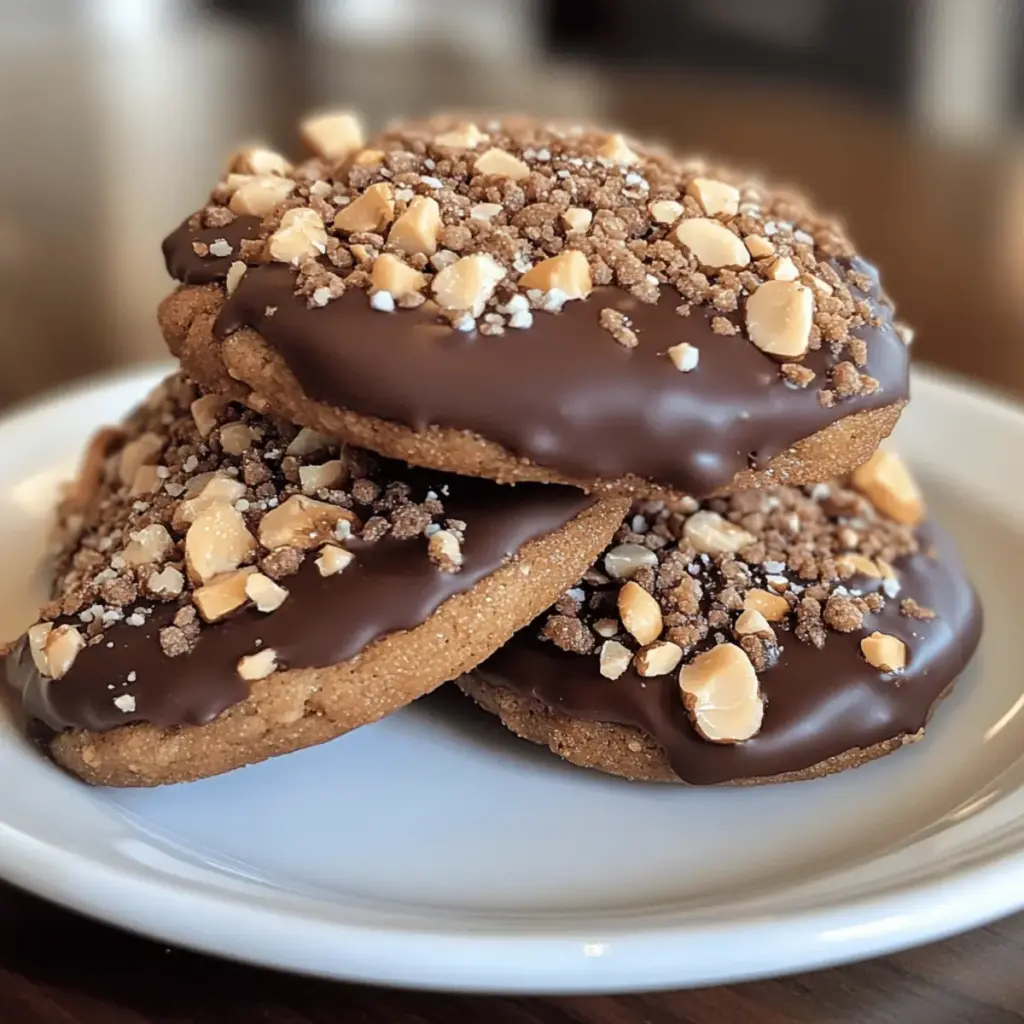 Chocolate Hazelnut Crunch Cookies