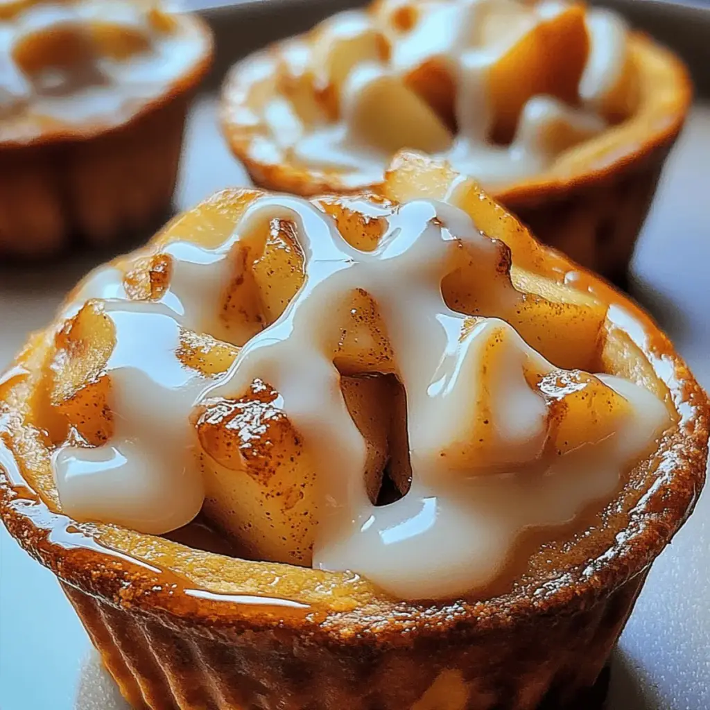 Cinnamon Roll Apple Pie Cups