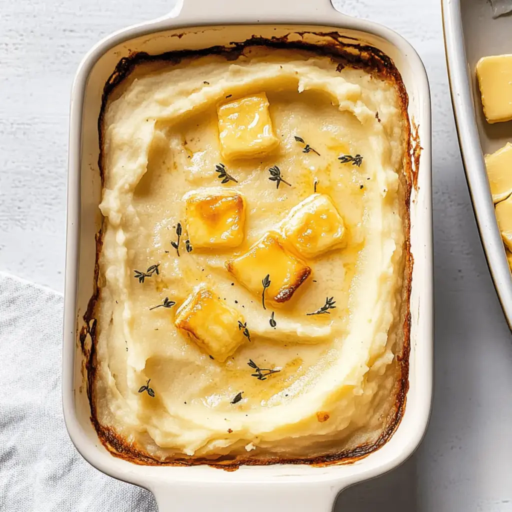 Creamiest Baked Mashed Potatoes