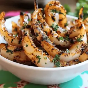 Garlic Parsley Grilled Squid Tapas