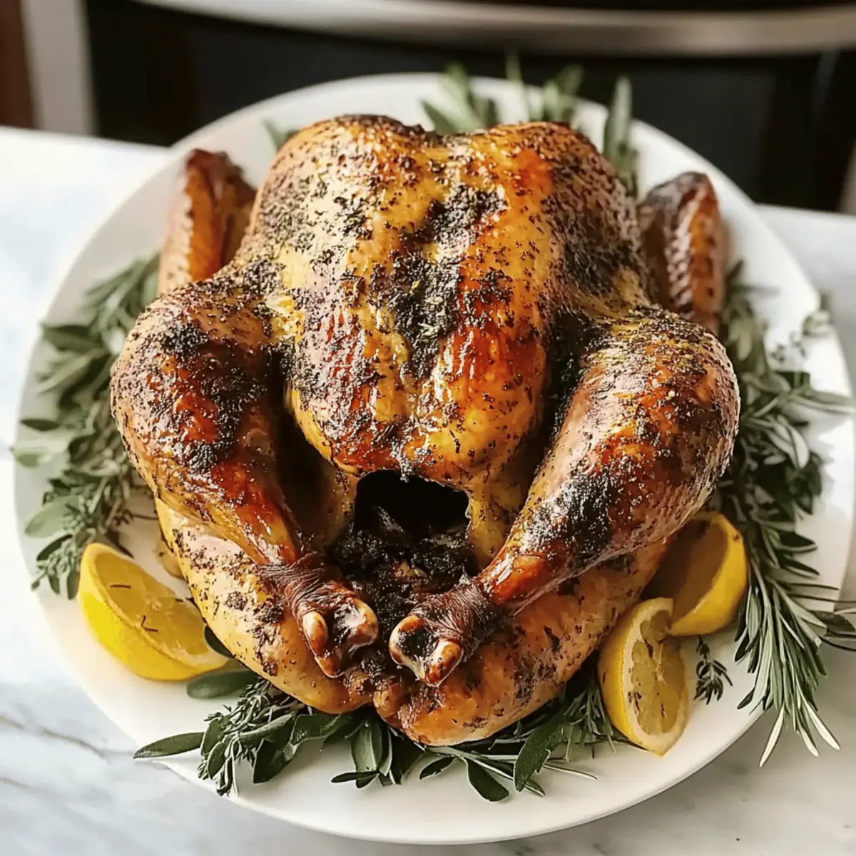 Garlic Thanksgiving Turkey