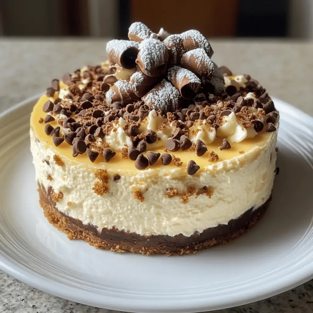 Mascarpone Ricotta Cannoli Cheesecake