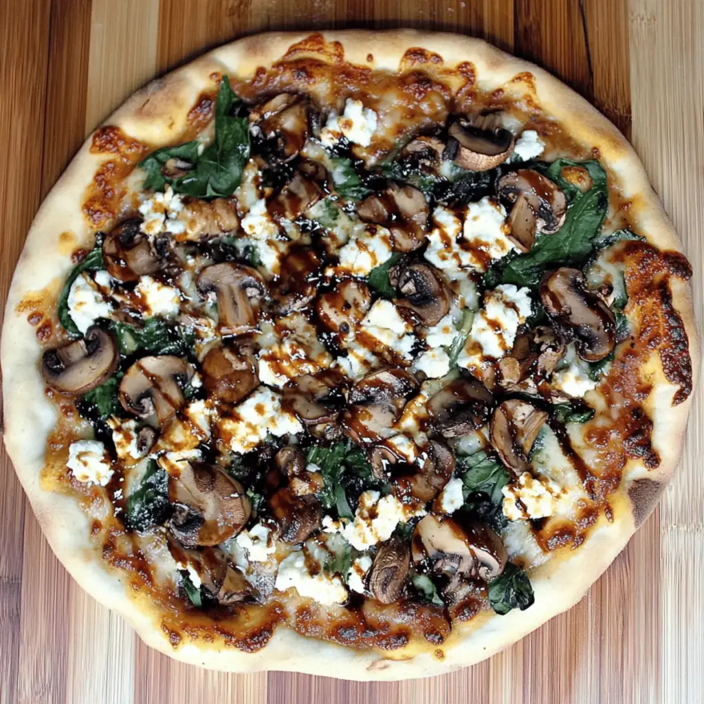 Mushroom & Goat Cheese Pizza