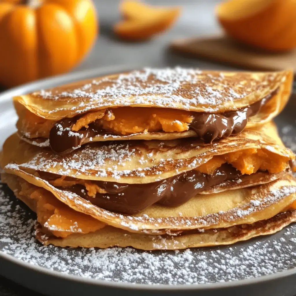 (Nutella) Pumpkin Crepes